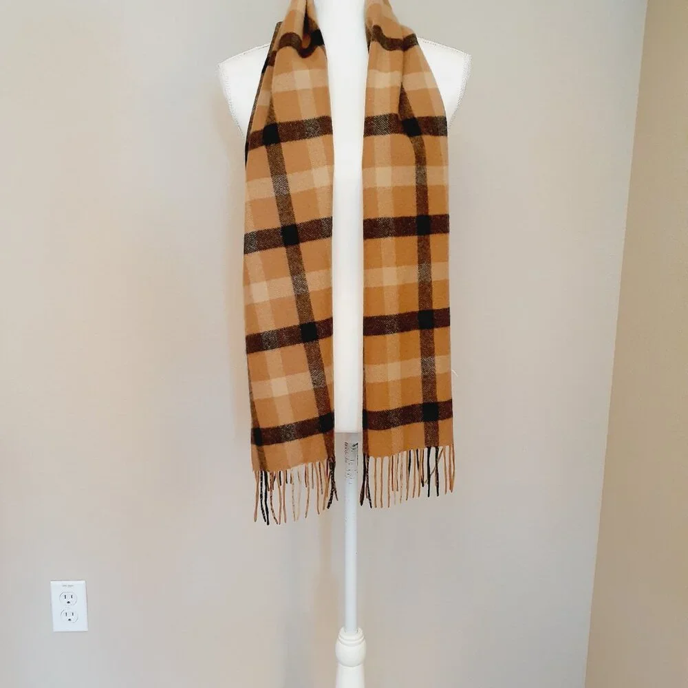Phenix Cashmere Plaid Scarf